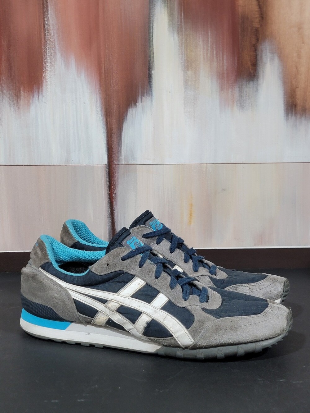Asics Onitsuka Tiger Colorado Eighty-Five Mens Shoes Size 12 Grey Navy Y2K
